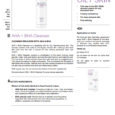 Janssen Cosmetics AHA+BHA Cleanser 200ml